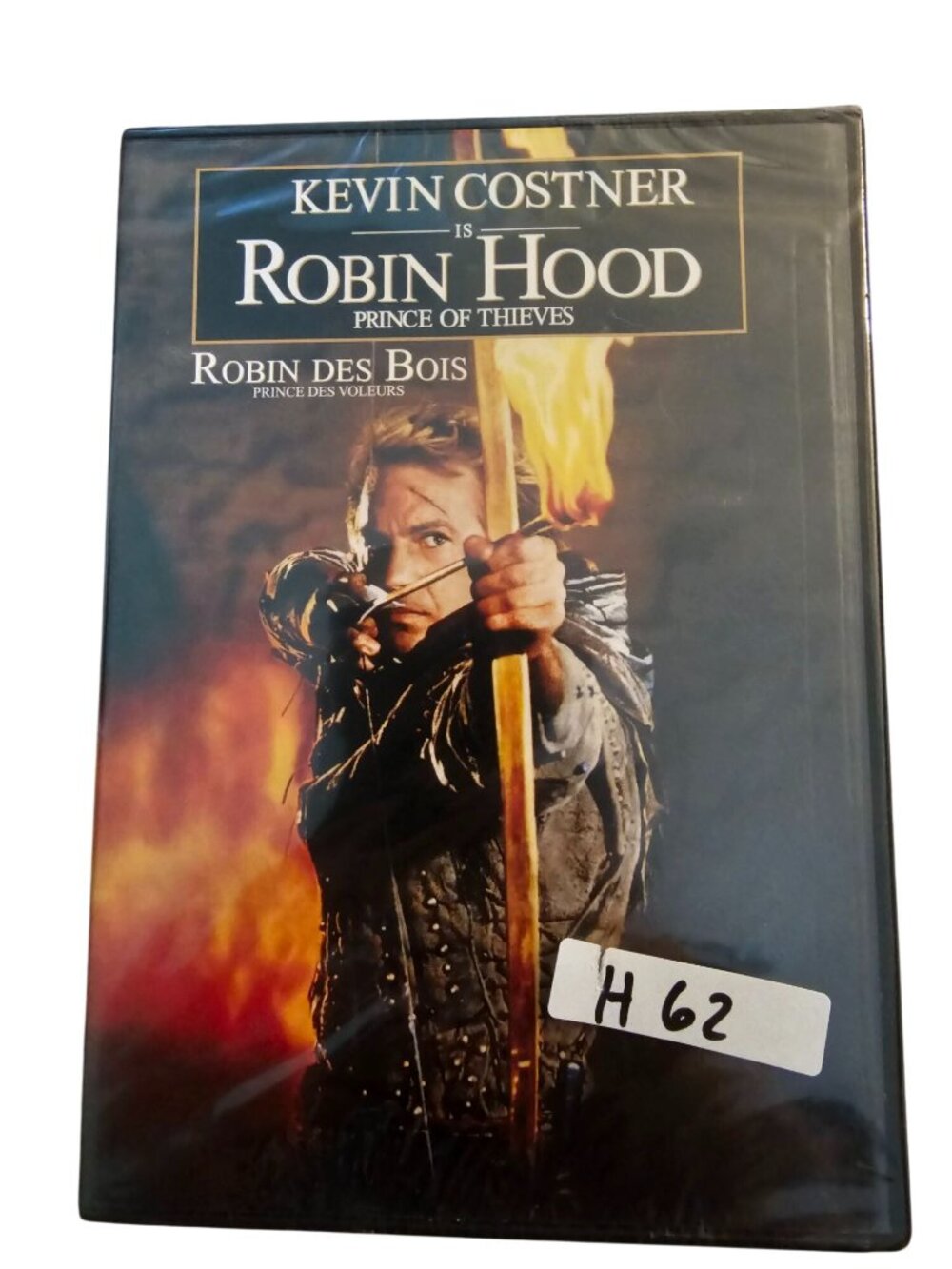 Kevin Costner Robin Hood Prince Of Thieves DVD Dual-Layer Format 143 Mins PG Rat